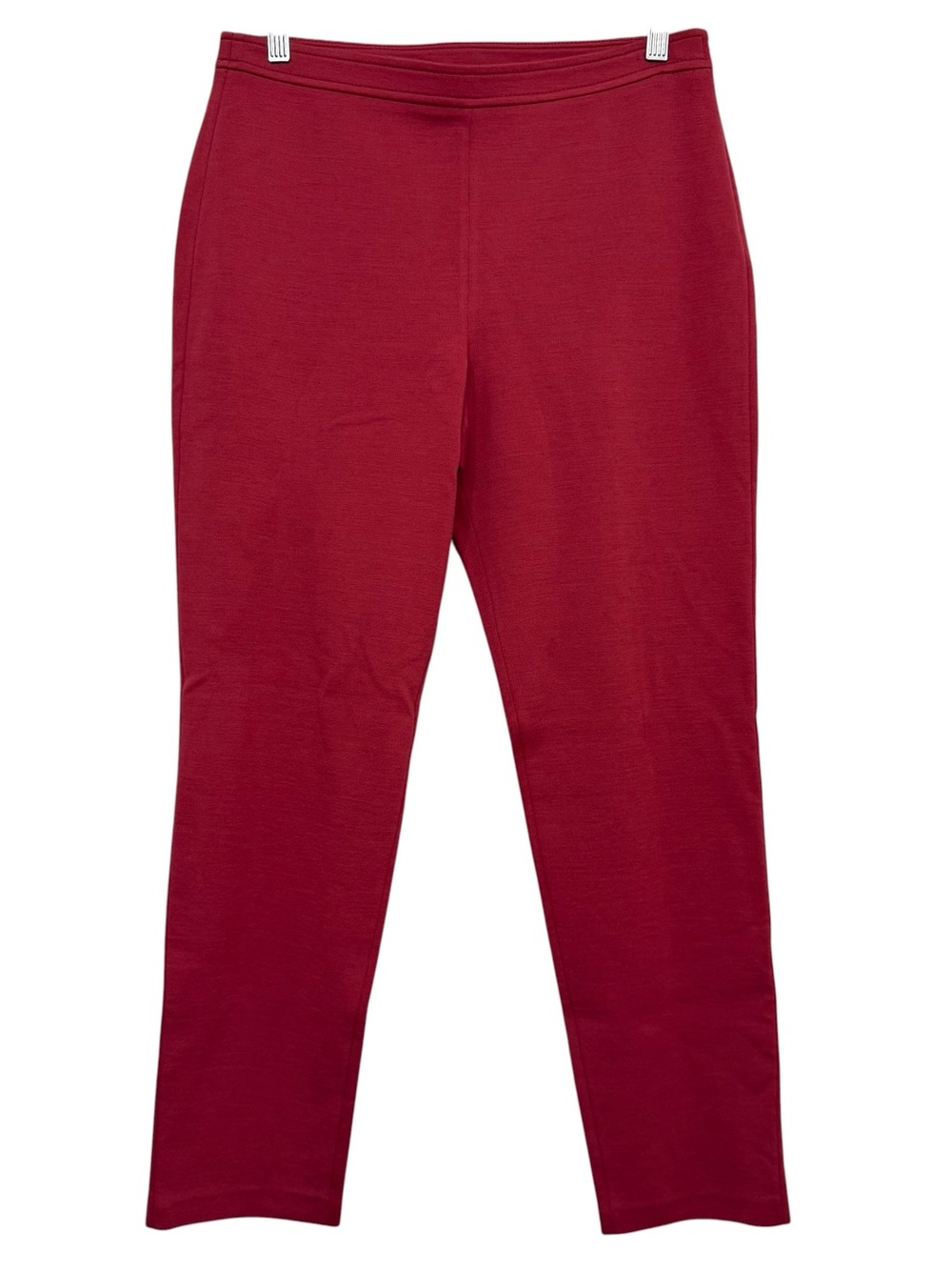 St. John Knit Tapered Slim Red Pants Womens 8